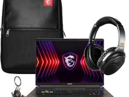 Computador Portátil Gaming MSI Vector 16 HX A13VHG | 16  | I9-13980HX | 32GB | 1TB SSD | RTX 4080 + Mochila MSI + Auscultador MSI H901 + Porta Chaves Figura Keychain Hot on Sale