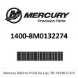 Mercury - Clamp bracket - 1400-8M0132274 Supply