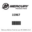 Mercury - Adapter - 15967 Supply