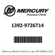 Mercury - Carburetor - 1392-9726T14 For Sale