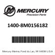 Mercury - Clamp bracket por - 1400-8M0156182 Fashion