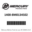 Mercury - Clamp bracket - 1400-8M0134502 For Discount