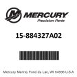 Mercury - Bearing shim kit - 15-884327A02 Online Sale