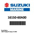 Suzuki - Valve set, oil - 16150-60A00 Sale