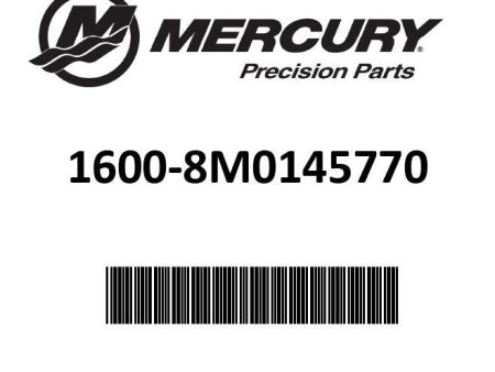 Mercury - Basic Gear Housing Assembly - Silver - Cambered - Counter Rotation - for 5.44 Torpedo Lower Units Only - See Description for Applicable Engines - 8M0145770 For Sale