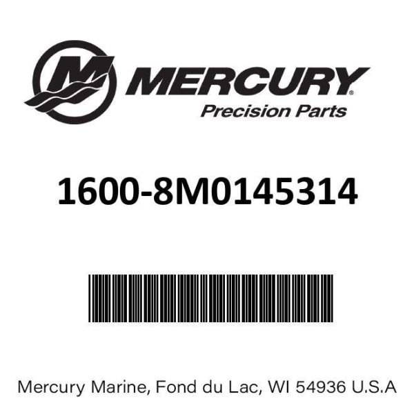 Mercury - Basic Gear Housing Assembly - Standard Rotation - Command Thrust - Silver - Fits 115 HP EFI Pro XS with 2.38:1 Gear Ratio - Serial Number Range 2B225488 and Above - 8M0145314 Discount