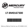 Mercury - Pin upper tilt - 17-8M0167300 on Sale