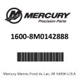 Mercury - Basic Gear Housing Assembly - Silver - Fits 5.44 Torpedo Lower Units Only - See Description for Applicable Engines - 8M014288 Online Hot Sale